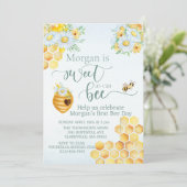 Invitation doux comme peut être abeille premier jour miel abe (Debout devant)