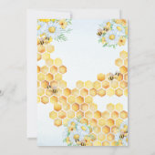 Invitation doux comme peut être abeille premier jour miel abe (Dos)