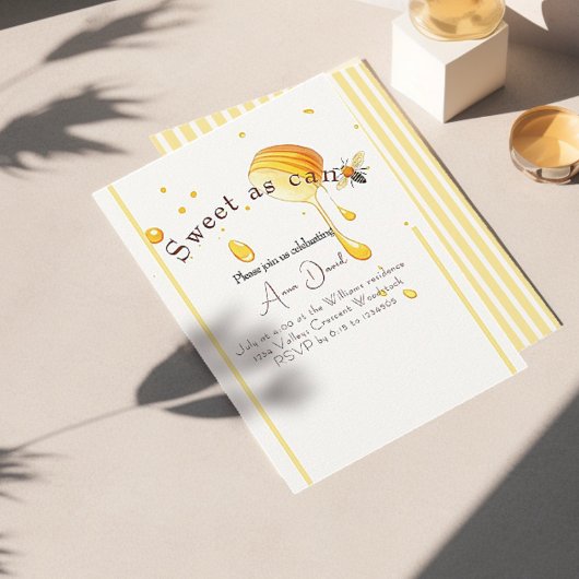 Invitation Doux comme peut être baby shower