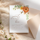 Invitation Doux Comme Peut Être | Baby shower de printemps fl