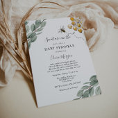 Invitation Doux comme peut être Eucalyptus Baby Sprinkl