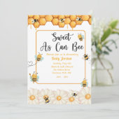 Invitation Doux comme peut être une abeille (Debout devant)