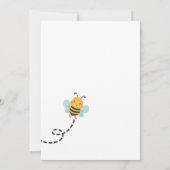 Invitation Doux comme peut être une abeille (Dos)