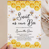 Invitation Doux comme peut être une abeille Baby Shower