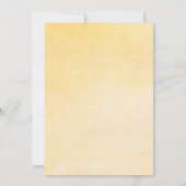 Invitation Doux comme peut Fleur sauvage BumbleBee Baby showe (Dos)