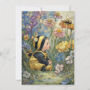 Invitation Doux comme peut l'être une abeille Amour bourdon