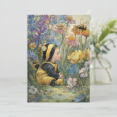 Invitation Doux comme peut l'être une abeille | Amour qui bou (Debout devant)