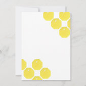 Invitation Doux comme peut l'être une baby shower (Dos)