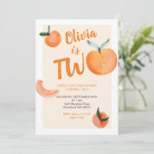 Invitation Doux Comme Une Pêche Tourne Deux (Debout devant)