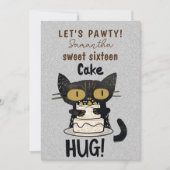 Invitation Doux-Doux-Doux Seize-Paw-ty ! Pur-fect (Devant)