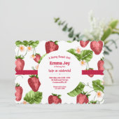Invitation Doux Fraise (Debout devant)