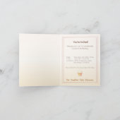 Invitation Doux Panda Pastel Bébé 1er Anniversaire (Intérieur)