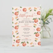 Invitation Doux Petite Pêche Sur Le Chemin Baby shower (Debout devant)