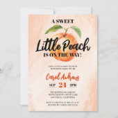 Invitation Doux Petite Pêche Sur Le Chemin Baby shower (Devant)