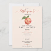 Invitation Doux Petite Pêche Sur Le Chemin Baby shower (Devant)