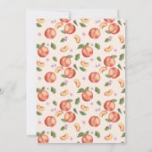 Invitation Doux Petite Pêche Sur Le Chemin Baby shower (Dos)