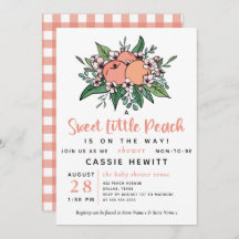 Doux petite pêche sur le chemin Baby shower