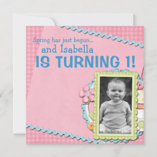Invitation Doux Printemps Eté Premier Anniversaire