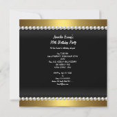 Invitation Doux Seize 16 Or Perle Noire Diamant (Dos)