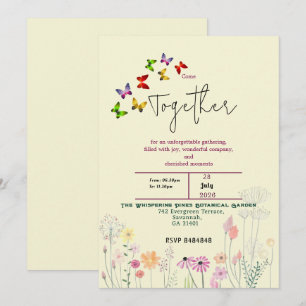 Invitation Doux souvenirs rassemblés
