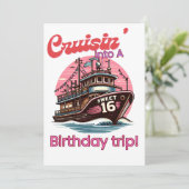 Invitation Douze ans, douceur de l'âge 16e Croisière pour un  (Debout devant)