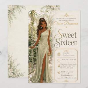 Invitation Douze Ans Sucrés Conservatoire Vert