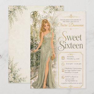 Invitation Douze Ans Sucrés Conservatoire Vert