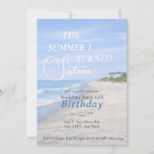 Invitation Douzième anniversaire sur mesure inspiré des Hampt (Devant)