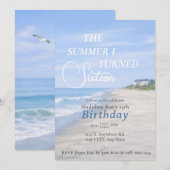 Invitation Douzième anniversaire sur mesure inspiré des Hampt (Devant / Derrière)