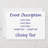 Invitation Dove (Dos)