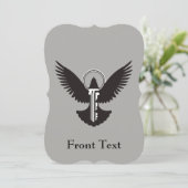 Invitation Dove avec clé (Debout devant)