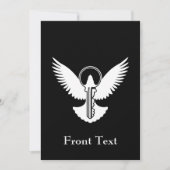 Invitation Dove avec clé (Devant)