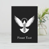 Invitation Dove avec clé (Debout devant)