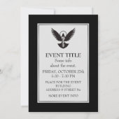 Invitation Dove avec clé (Dos)