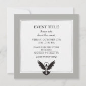 Invitation Dove avec clé (Dos)