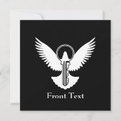 Invitation Dove avec clé (Devant)