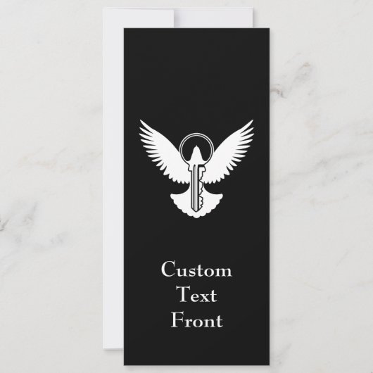 Invitation Dove avec clé (Devant)