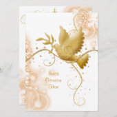 Invitation Dove n tourbillonne le mariage catholique (Devant / Derrière)