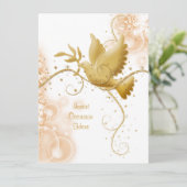 Invitation Dove n tourbillons mariage catholique (Debout devant)