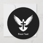 Invitation Dove with Cross (Devant)