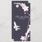 Invitation Doves & Fleurs (Devant / Derrière)