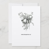 Invitation Doves On Flowering Vine Wedding (Dos)