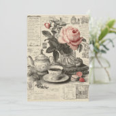 Invitation Downton Delight | Style vintage (Debout devant)