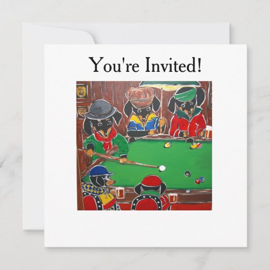 INVITATION DOXIE BILLIARDS (Devant)