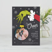 Invitation Dr. Seuss | Annonce de grossesse Grinch (Debout devant)