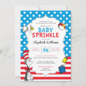 Invitation Dr. Seuss - Bébé Cat in the Hat Sprinkle (Devant)