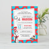 Invitation Dr. Seuss | Bébé Shower Chat dans le Chapeau (Debout devant)