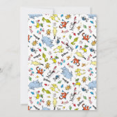 Invitation Dr. Seuss Motif | ANNIVERSAIRE DE ENFANT (Dos)