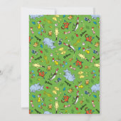 Invitation Dr. Seuss Motif | ANNIVERSAIRE DE ENFANT (Dos)