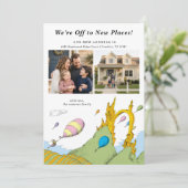 Invitation Dr. Seuss - Nous partons pour de nouveaux endroits (Debout devant)